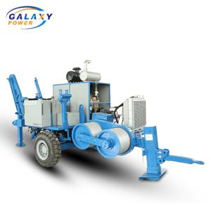 Wholesale 60KN 2.5km Hydraulic Cable Puller With Water Cooling System Stringing Equipment from china suppliers