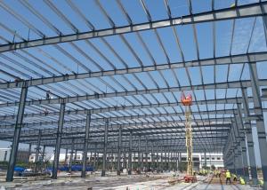 Wholesale Customized Fireproof Rock Wool Composite Sandwich Panels Prefabricated Structure Steel Warehouse from china suppliers