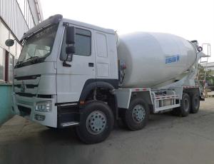 Wholesale Sinotruk Howo 8X4 Concrete Mixer Machine 12 CBM Capacity White Color from china suppliers