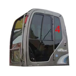 Wholesale 600mm Excavator Glass Replacement Left Door Rear Position NO.4 Windshield from china suppliers