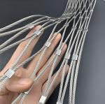 AISI316 Stainless Steel Wire Rope Mesh Transparent Railing Infill Guardrail
