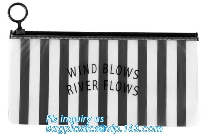 Heat Welding PE Plastic Envelope Bag With Slider Zipper Top, Polythene Plastic Slider Ziplock Bag For Garment Packing