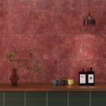Wear-Resistant Red 20x20cm Inside Floor Ceramic Rustic Tiles For Dining Room And