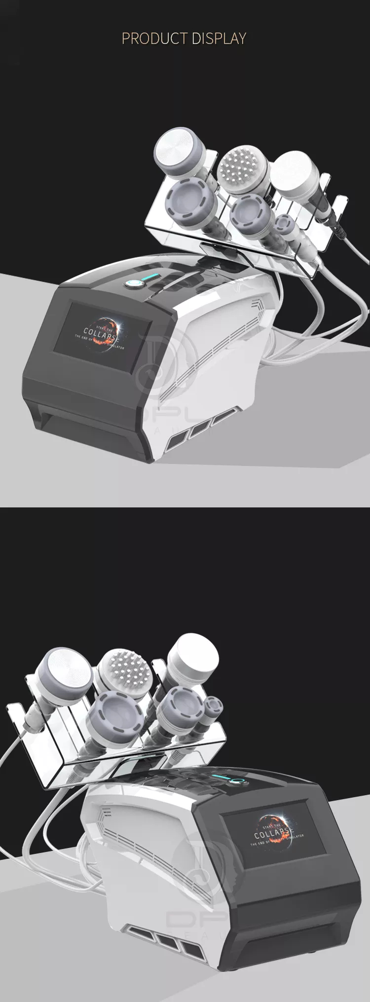 V shape 3 Lipo 80k RF Vacuum Cavitation System Slimming Liposuction Ultrasonic Cavitation S Shape Cellulite Machine