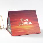 Customized oversized flip three-dimensional box, cosmetic packaging box, holiday