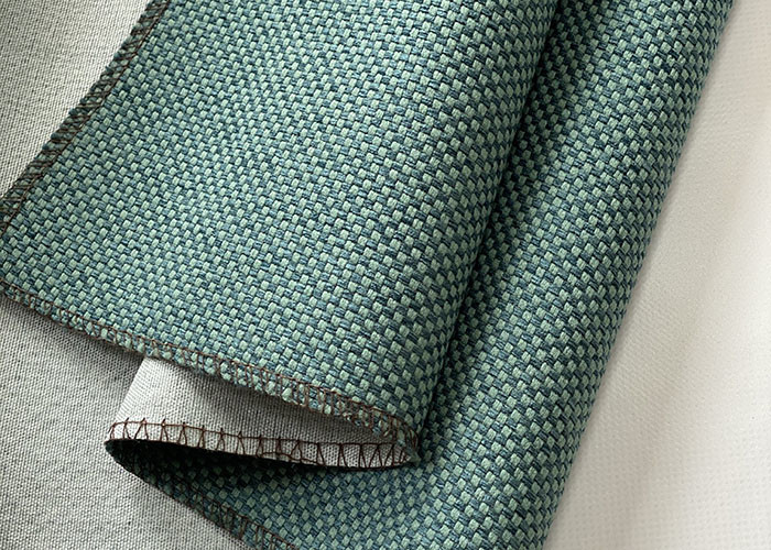 CE Yarn Dyed Grey Velvet Upholstery Fabric Anti Bacteria