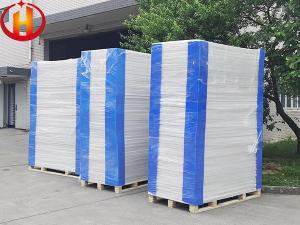 China 1mx2m White Corflute Board Corona Treated 3mm Thickness on sale