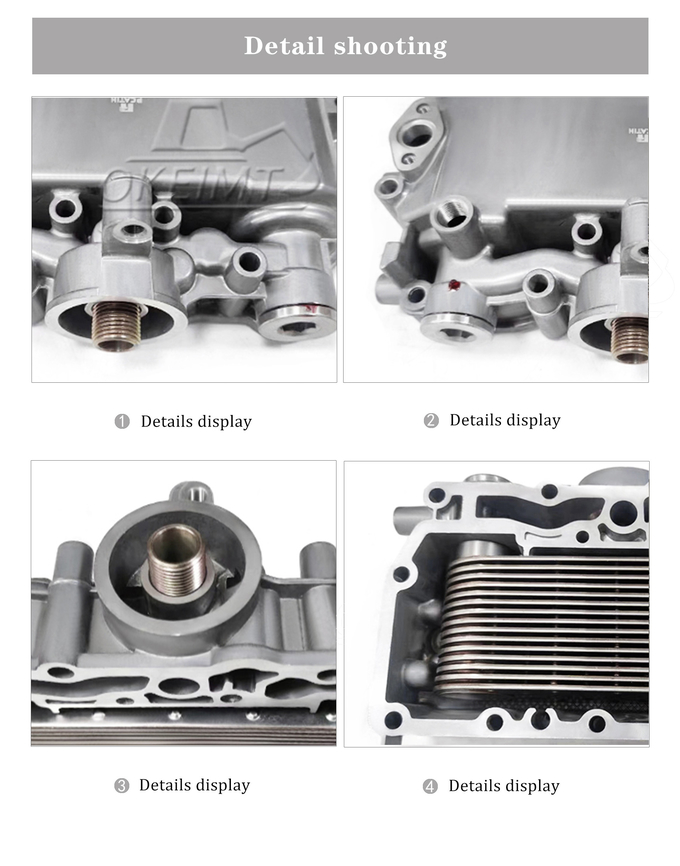 D7E Source Engine Bfm1013 Spare Part Oil Cooler Cover 04290782