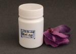 45g White Pe Plastic Medicine Bottles Tablet Packaging Stick Label Logo