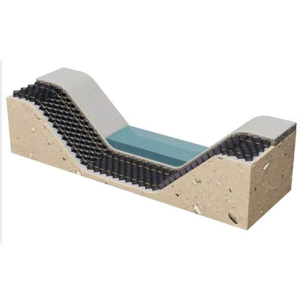 Green Black Color Textured Perforated Surface 3D Honeycomb HDPE Geocell Erosion Control Slopes Retaining Walls