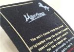 Eco - Friendly Garment Use Screen Printed Clothing Labels 100% Silicone Material