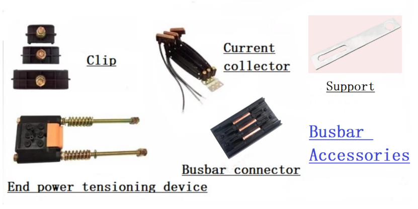 Enclosed Crane Busbar System Sliding Line No Seam Slip Contact Easy Installation