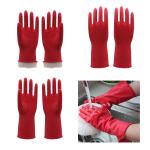 Water Proof M 30g Dip Flocklined Housheold Cleaning Gloves