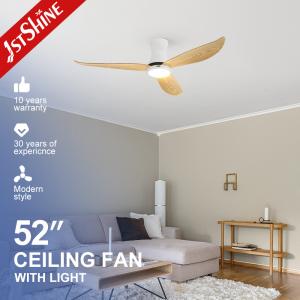 Wholesale 110-240V/50Hz-60Hz Input Voltage LED Ceiling Fan with Wood Grain Blades and 6 Speeds from china suppliers