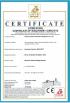Suzhou Huazhuo automation equipment Co., Ltd Certifications