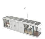 Luxury Prefab House Fat Pack Container House For Solar Space Capsule
