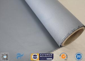 Wholesale High Temperature Satin Weave 80/80g Gray Color Silicone Coated Fiberglass Fabric from china suppliers