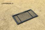 Black Folding Campfire Grill Portable Heavy Duty Camp Grill Grate for Outdoor