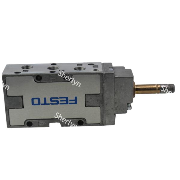 FESTO MFH-5-1/8-B Solenoid Valve, 5/2 Monostable Mec Spr, Int Pilot G/8