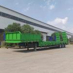 137500 to 26000*2500to2550 height Lowbed Semi Trailer with Light Trailer Steel