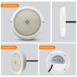 Pool Lights Led Underwater PAR56 Concreted Wall Surface Mounted With 18 Keys