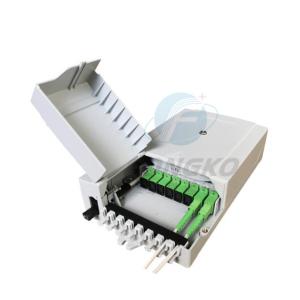Wholesale Indoor 8 Ports Wall Outlet Fiber Optic Nap Box SC Coupler And Pigtails from china suppliers