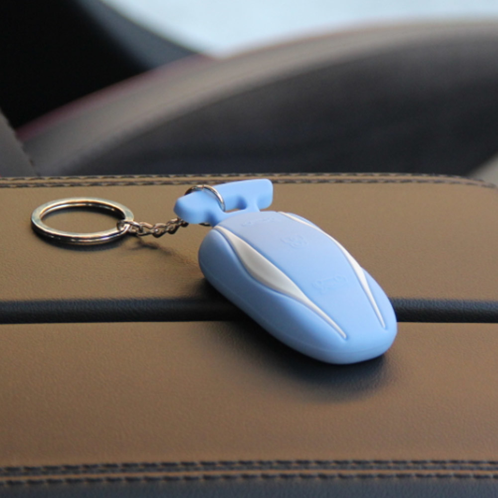 Topfit Silicone for Tesla Car Fobpocket, Car Key Chain, Key Case, Key Cover for Tesla Model S