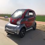Mini electric car 3 seats new styel electric car 4 wheel center drive mini car
