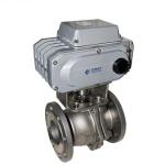Dn100 Pn16 WCB Flange Electric Explosion Proof Actuator Stainless Steel Exd II