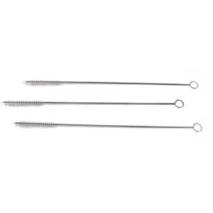 Wholesale Drinking Straw Nylon Pipe Cleaning Brushes Wear Resistant Stainless Steel Handle from china suppliers