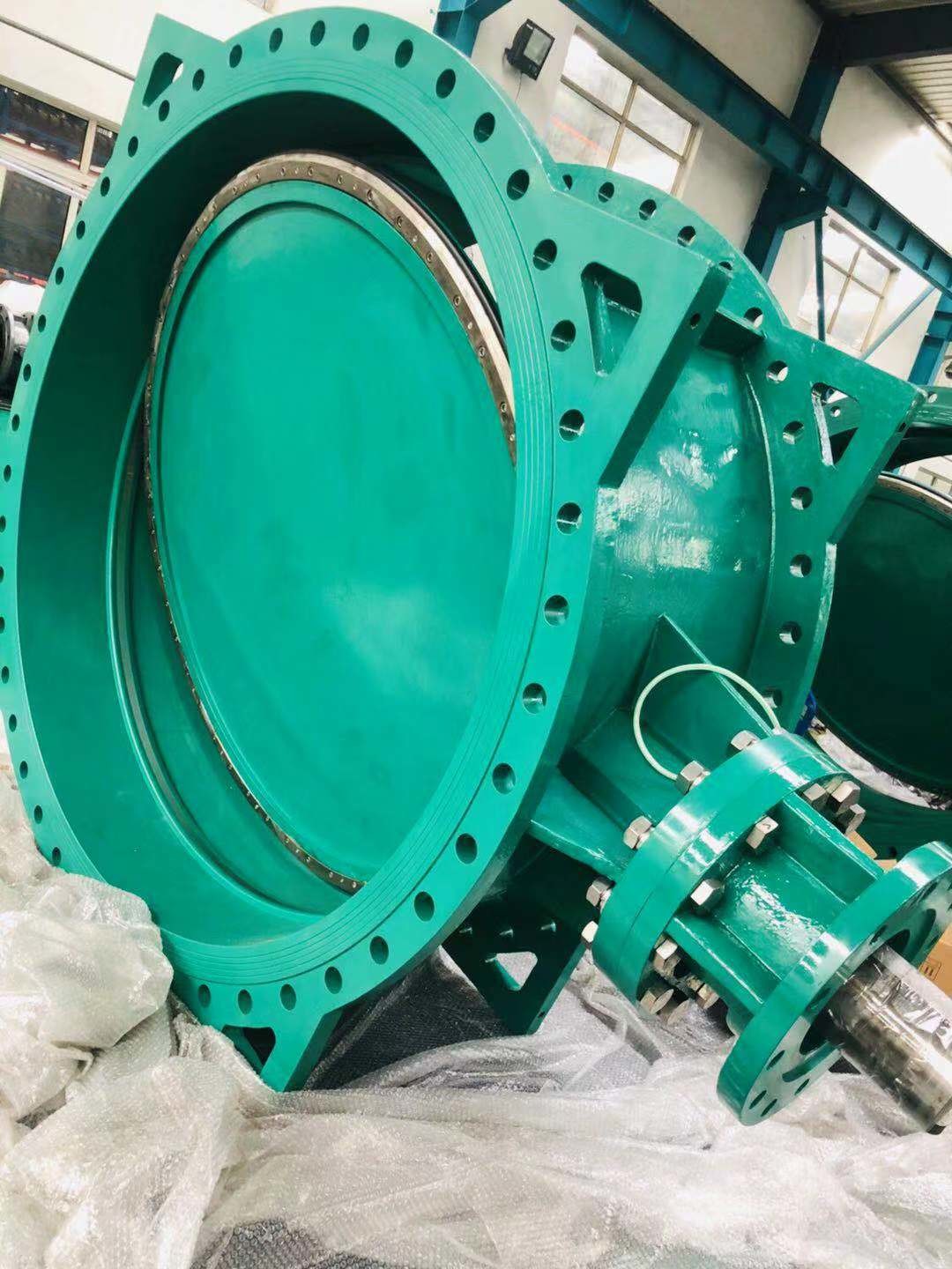 DoubleTriple Eccentric Offset Flanged Butterfly Valves Manual Gearbox Electric Pneumatic PN16 25 40 Cast Steel Ductile