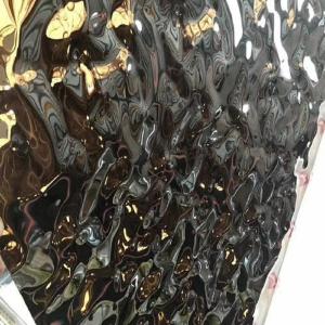 Wholesale 304 Water Ripple Pattern Stainless Steel Sheet For Wall Cladding Thickness 0.4 - 3.0mm Thickness from china suppliers
