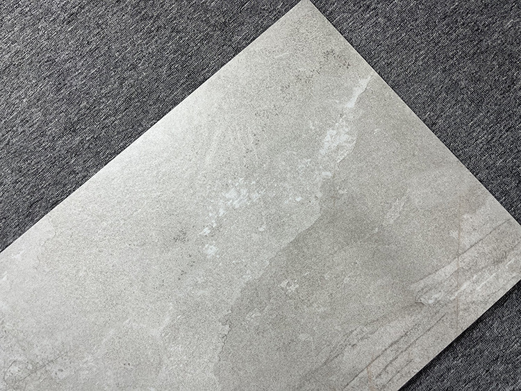 1200x600 Textured Wall Tiles Living Room Wear Resistant Semi Matt Gray Wabi Sabi Rustic
