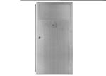 Rectangle Indoor Stainless Steel Dust Bins Conceal Trash Bin stainless steel