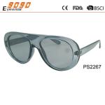 Over-size plastic Sunglasses ,UV400 Protection Lens,suitable for men and women