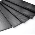 Anti Ultraviolet Radiation Carbon Fiber Sheet 50 x 100 Cm Thickness 1.5 Mm 0.059