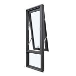Water Tightness Level 6 Customize Thermal Break Aluminum Double Layer Glass