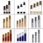 15ml 30ml 120ml Frosted Airless Cosmetic Pump Bottle Offset Printing