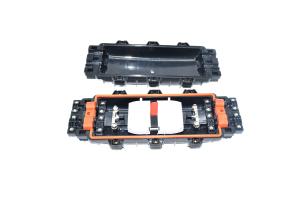 Wholesale Horizontal Fiber Optic Splice Closure Joint Box 24 Fibers 2 Inlets 2 Outlets from china suppliers