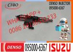 Diesel Engine Common Rail Fuel Injector 095000-6366 095000-6367 For ISU-ZU 4HK1