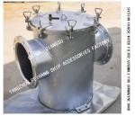 CARBON STEEL SUCTION COARSE WATER FILTER AS350 CB/T497-2012 FOR FRESH WATER PUMP