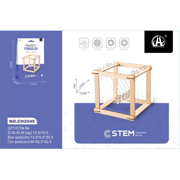 DIY Model Merry Go Round Wooden Learning Toys Creative And Simple Style