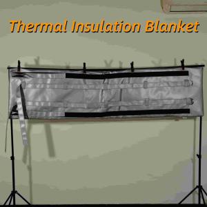 Wholesale Factory Wholesale Removable and Reusable Soft Heat Insulation Cover High Temperature Fiberglass Insulation Jacket from china suppliers