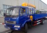 Best Selling Weight Transportation Boom Truck Mounted Crane , 4.2 T.M 2.1 ton