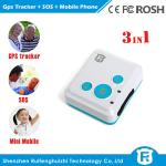 Very small size location tracking children senior gps mobile phone/emergency