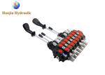 Mobile Sectional Valves Walvoil SD8/7 7 Banks With 2 Joysticks Joystick Valves