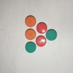 Injection Vials 8mm Aluminum Plastic Cap Flip Off Vial Seal Cap