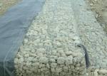 Dark Green Pvc Coated Gabion Baskets 80mm*100mm Mesh Opening For Civil Project