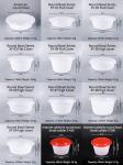 Reusable Disposable Plastic Food Containers Dishwasher Safe Takeaway Box