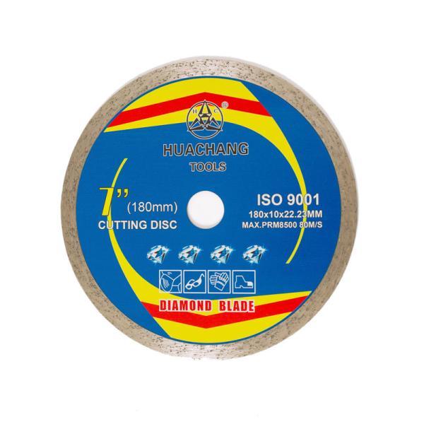 7inch '180×1.6/2.2×10×22.23mm Hot Press Diamond Tile Saw Blades For General